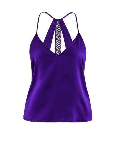 Top à fines bretelles Silk Desire