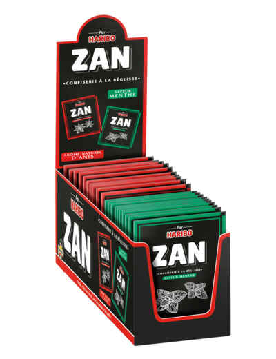 Présentoir Pain Zan Anis / Menthe 60 Petits Pains