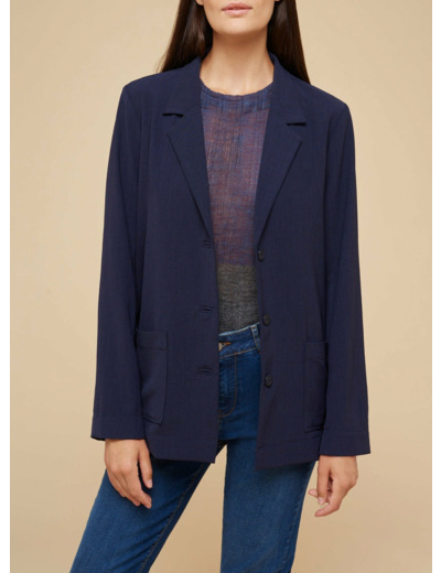 Veste bleu fonce