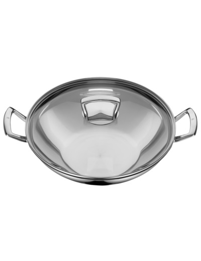 Wok avec couvercle 36cm