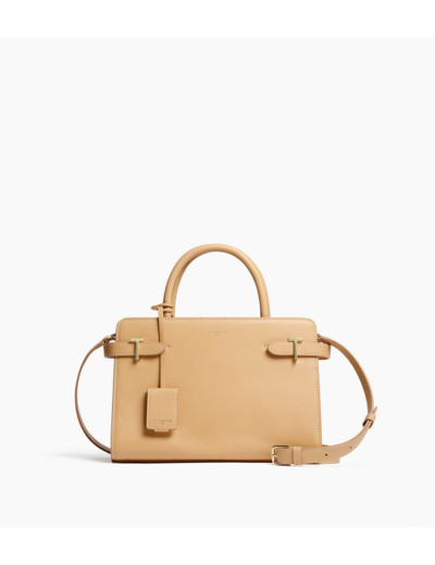 Sac à main moyen modèle Emilie en cuir grainé