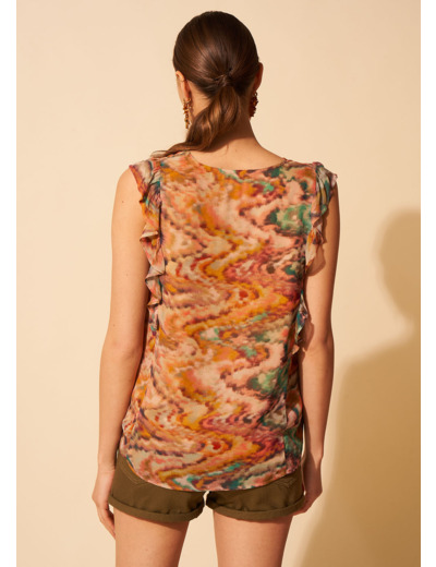 Top à encolure tunisienne