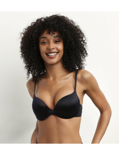 Soutien-gorge femme push-up microfibre Noir Dim Comfort Collection