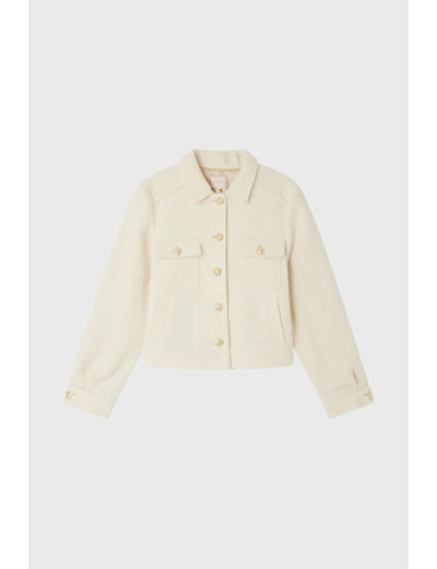 Blouson court en tweed - MARGUERITE