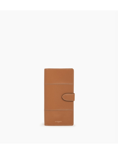 Porte chéquier Juliette en cuir grainé