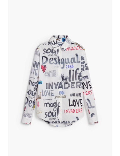 Chemise À Manches Longues En Tissu – Femme