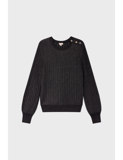 Pull à côtes en lurex - JOIA