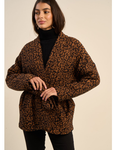 Veste matelassée imprimée