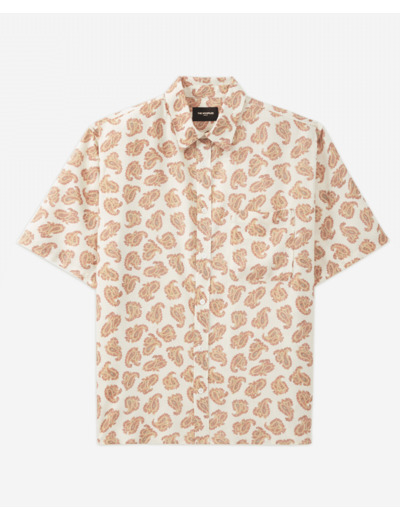 Chemise Classique Manches Courtes white pink