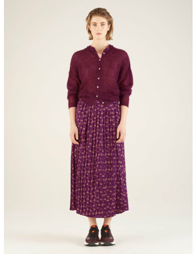 Jupe violet chardon