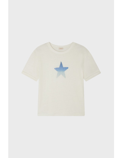 T-shirt à étoile en lin - MANOA