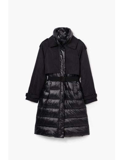 Padded Long Overcoat