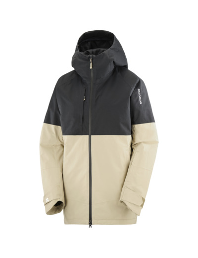 Bashley Puff Jkt Deep Black White Pepper