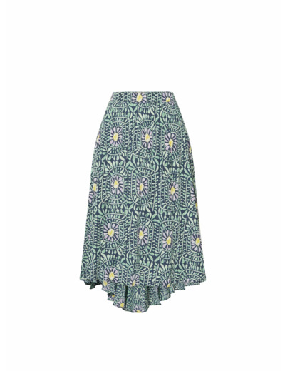 Jupe marguerite denim