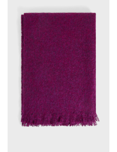 Echarpe unie en mohair mélangé - DELILA