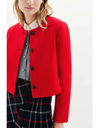 Veste valmont 100% laine bouillie