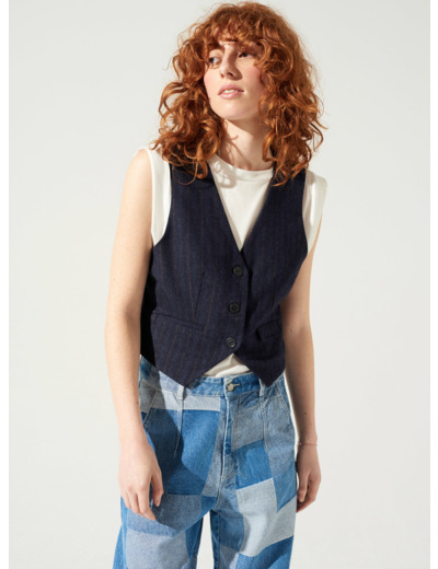 Gilet marine