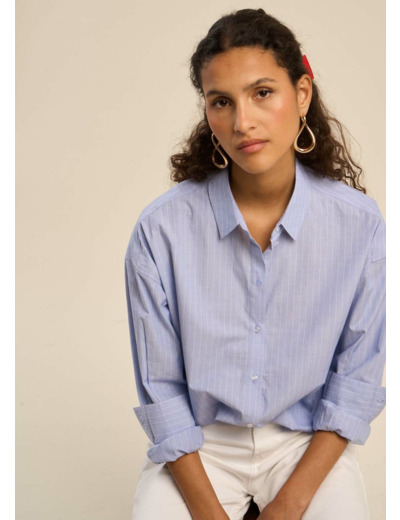 Chemise boyfriend à rayures