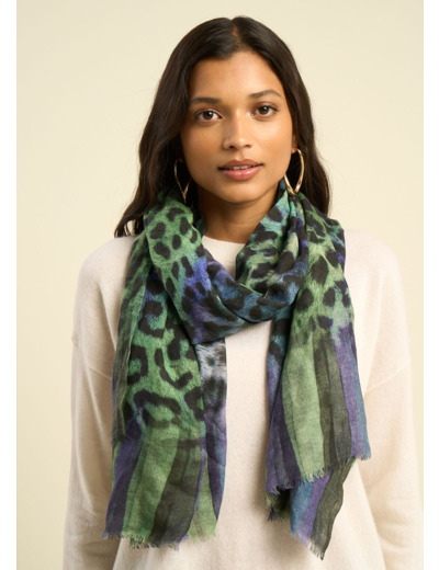 Foulard coloré imprimé