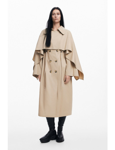 Trench En Tissu – Femme