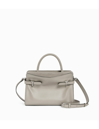 Sac à main moyen modèle Emie en cuir lisse et nubuck