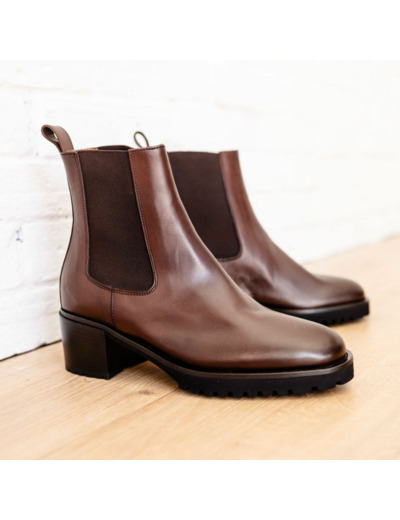 Boots Femme Gardin Marron