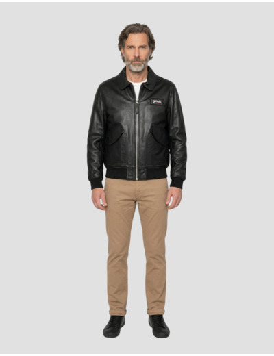 Blouson CWU, cuir d'agneau