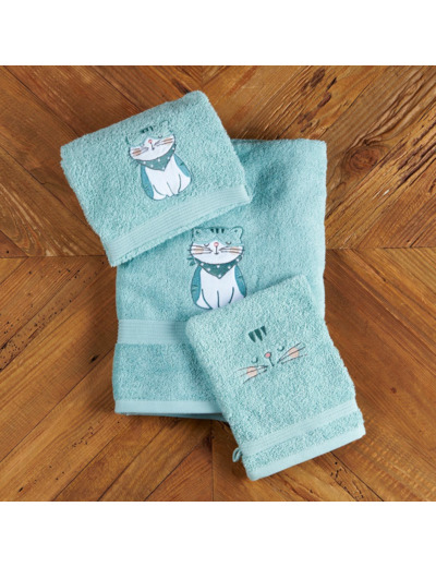 Serviette Les Petits Félins | Coton 450g | Tradition des Vosges